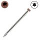 10 x 2-3/4 in. Strong-Tie Composite Deck-Drive Screws, 316 Stainless Steel, Red Head Color, Torx Drive, Qty:350