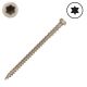 10 x 2-3/4 in. Composite Deck-Drive Screws, Quik-Guard Coated Steel, Gray01 Color, Torx Drive, Qty:350