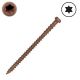 10 x 2-3/4 in. Composite Deck-Drive Screws, Quik-Guard Coated Steel, Red Color, Torx Drive, Qty:350