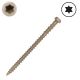 10 x 2-3/4 in. Composite Deck-Drive Screws, Quik-Guard Coated Steel, Tan Color, Torx Drive, Qty:350