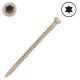 10 x 2-3/4 in. Composite Deck-Drive Screws, Quik-Guard Coated Steel, Tan02 Color, Torx Drive, Qty:1750