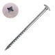 McFeely's #10 x 3 Cabinet Hanging Screws, White Painted Head