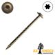 10 x 3 in. Big T Washer Head, Coated,  T-25, Bronze - Choose Your Quantity