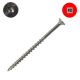 10 x 3-1/2 in. Bugle Head Self-Drilling Wood Screw, 305 SS, Sq Dr - Qty:1000