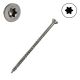 12 x 4 in. Flat Head Deck, 316 SS, Star, with Nibs