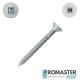 14 x 2 in. ProMaster-Plus Flat Head, Zinc, Square - Qty:100