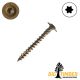 14 x 2-1/2 in. Big T Construction Lag Screw, T-25, Washer Head