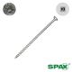 14 x 4-3/4 in. SPAX Multi-Material Interior Screws, Flat Head, Clear Zinc, Combo Drive - Qty:8