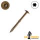 15 x 2 in. Big T Construction Lag Screw, T-30, Washer Head