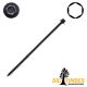 17 x 5in. Big Timber Black Log Timber Lag Screws