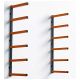 Wood Rack,72W x 12-1/4D x 41H In