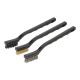 Mini Brushes, Assorted (3) 1 Each SS, Nylon, Brass 