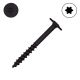 1/4 x 2-1/2 SPAX Exterior Lag Screws, Washer Head, HCR Coated, T-30 STAR Drive - QTY:500