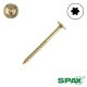 1/4 x 3-1/2 in. SPAX Interior Lag Screws, Washer Head, Yellow Zinc, T-30 Star Drive - Qty:500