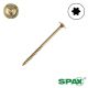 1/4 x 4 in. SPAX Interior Lag Screws, Washer Head, Yellow Zinc, T-30 Star Drive - Qty:500