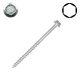 1/4 x 5 in. SPAX Interior Lag Screws, Clear Zinc, Hex Head, Raised Hex Drive - Qty:500