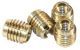 3/8-16 x 5/8 in. Brass Threaded Inserts - Hand-Driven - Qty:500