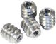 10-24 Un-Plated Steel Threaded Inserts for Hardwoods - Qty:10 