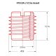 #10-24 x 1/2 in. Brass Threaded Inserts - Hand-Driven - Qty:100