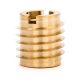5/16-18 x 5/8 in. Solid Brass Threaded Inserts for Hard Wood
