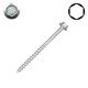 3/8 x 6 in. SPAX Interior Lag Screws, Clear Zinc, Hex Head, Raised Hex Drive - Qty:150