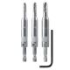 Make It Snappy Self-Centering Hinge Bit Set - 3-pc Set