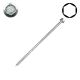1/2 x 8 in. SPAX Interior Lag Screws, Clear Zinc, Hex Head, Raised Hex Drive - Qty:100