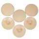 5mm Almond Screw Caps - Qty:1000 