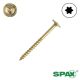 5/16 x 3 in. SPAX Interior Lag Screws, Washer Head, Yellow Zinc, T-40 Star Drive - Qty:250