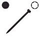 5/16 x 4 SPAX Exterior Lag Screws, HCR Coated, Washer Head, Raised Hex Drive - Qty:50