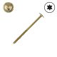5/16 in. SPAX Washer Head Interior Lag, Yellow Zinc, T-Star - Choose Your Length