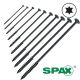 5/16 in. Pancake Head Black E-Coat PowerLag, T-Star - Choose Your Size