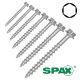 5/16 in. SPAX Hex Head Interior Lag, Zinc, Hex - Choose Your Length