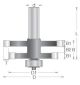 Lonnie Bird Mortise-and-Tenon Router Bits for 5/16 Glass Doors - QTY:1 - 9VLM7