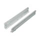 Grass 5300 Full Extension 24 in. (600 mm) White-Epoxy Roller Drawer Slides - 1 Pair