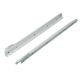Grass 1700 Partial Extension 350 mm (14 in. Nominal) White Epoxy Bottom-Mount 100-Lb. Roller Bearing Drawer Slides - 1 Pair