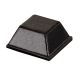 Self-Stick Square Rubber Bumper Pads- Feet - Black - Qty:200