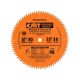 CMT Industrial Melamine & Fine Cut-Off Saw Blade, 10 in. x 80 Teeth, 5/8 in. Bore