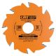 CMT Biscuit Joiner Blade, 4 in. Diameter, 22 mm Bore, 8 Flat Teeth