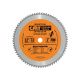 CMT ITK Industrial Finish Sliding Compound Miter Saw Blade, 12 in. x 72 Teeth, 1 in. Bore