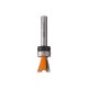 CMT Dovetail Bit, 1/2 in. Dia., 14 Deg., 1/2 in. Bearing - 1/4 in. Shank