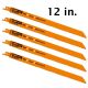 CMT Bi-Metal Flexible Flush Cut Recip. Blade - 12 in. length - 5-pack