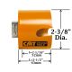 CMT Carbide Tipped Hole Saw - 2-3/8 in. Diameter x 2-1/16 Cutting Depth