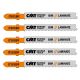 CMT 3-1/4 in. x 15 TPI Jig Saw Blade for Laminates, HPL, and Multiplex Panels from 1/16 to 5/8 in. Thick - 5-pack
