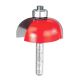Freud 1/2 R x 5/8 L Piloted Cove Cutting Freud Router Bit