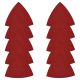 3-1/8 in. 220-Grit Oscillating Detail Triangle Sanding Sheets