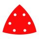 3-3/4 in. 220-Grit Oscillating Detail Triangle Sanding Sheets