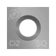 Easy Wood Ci2-Sq Square Carbide Cutter