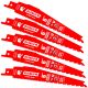 Freud Diablo Bi-Metal General Purpose Recip. Blade - 6 in. length - 5-pack