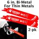 Diablo Steel Demon Bi_Metal Recip. Blade for Thin Metal - 6 in. - 1-pair